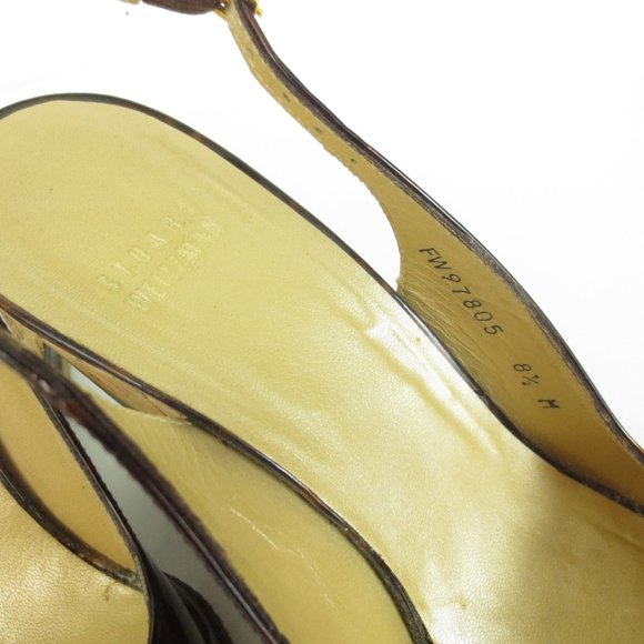 STUART WEITZMAN Wedge Shoes Patent Leather - Picture 3 of 5